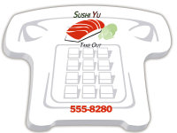 Sticky Notes: 4 inch x 3 inch Telephone Shaped Sticky Notes